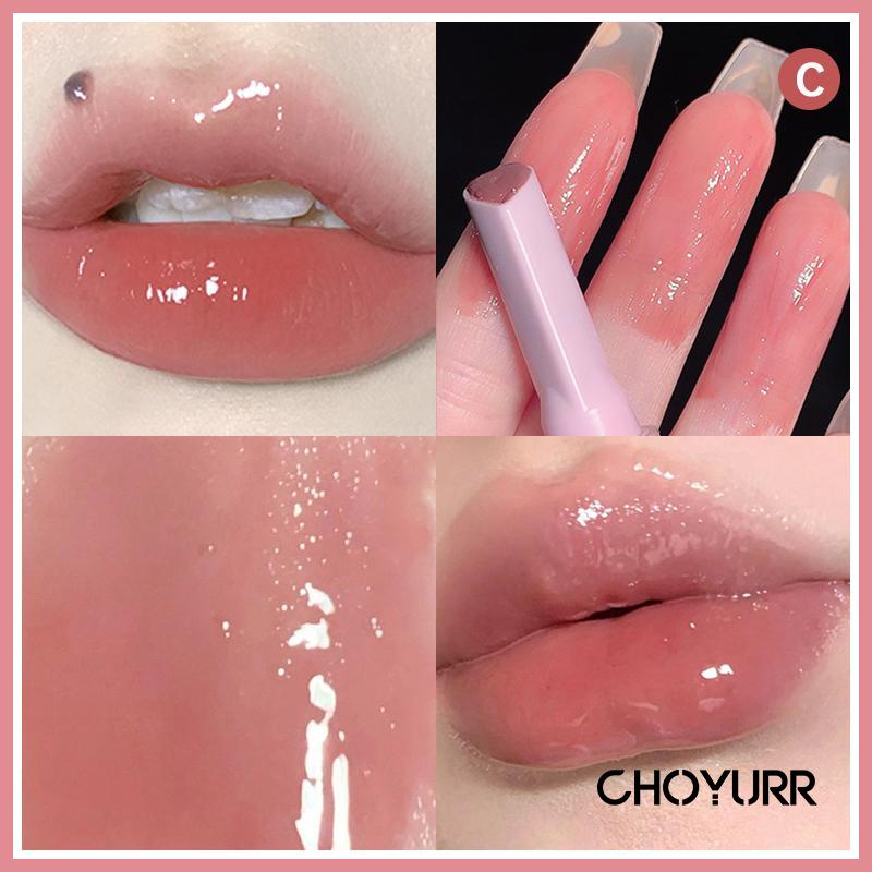 【COD】CAPPUVINI Lipstick Mirror Water GlossySuper Beauty Series Love Watery Collage Art Solid Lip Gloss -CH