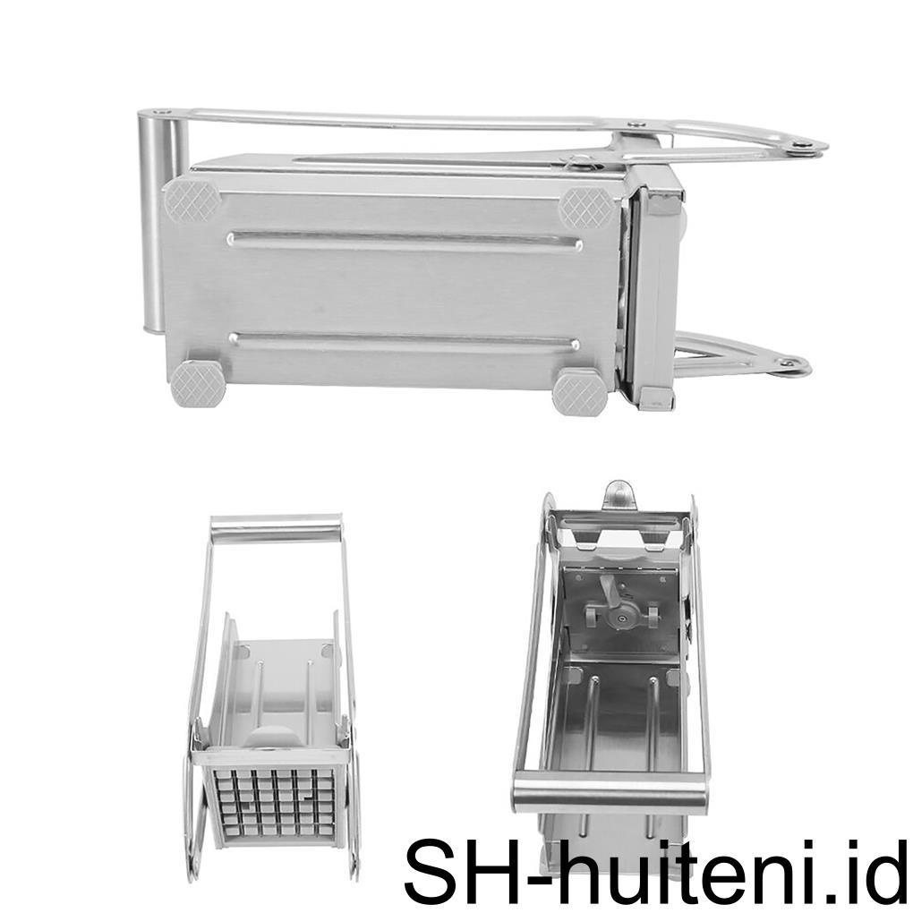 Cutter Strip Slicer Stainless Steel Pembagi Kentang Bawang Daun Bawang Sayur Crusher Grip Dapur Rumah Tangga Supply