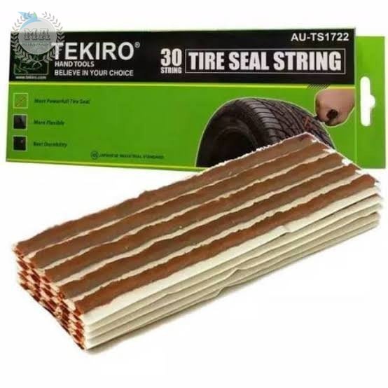 REFILL KARET TUBLES TEKIRO TIRE SEAL STRING LEM CACING KARET BAN 30 PC OLS Karet Tambal Ban Tubeless TEKIRO 1 Pak Cacing Tubles Tire Seal String