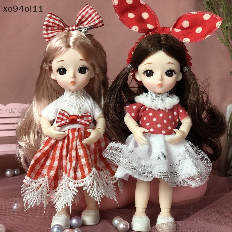 Xo 16-17cm Pakaian Boneka Dress Up Setelan Rok Hadiah Terbaik Untuk Anak DIY Mainan Anak Perempuan OL