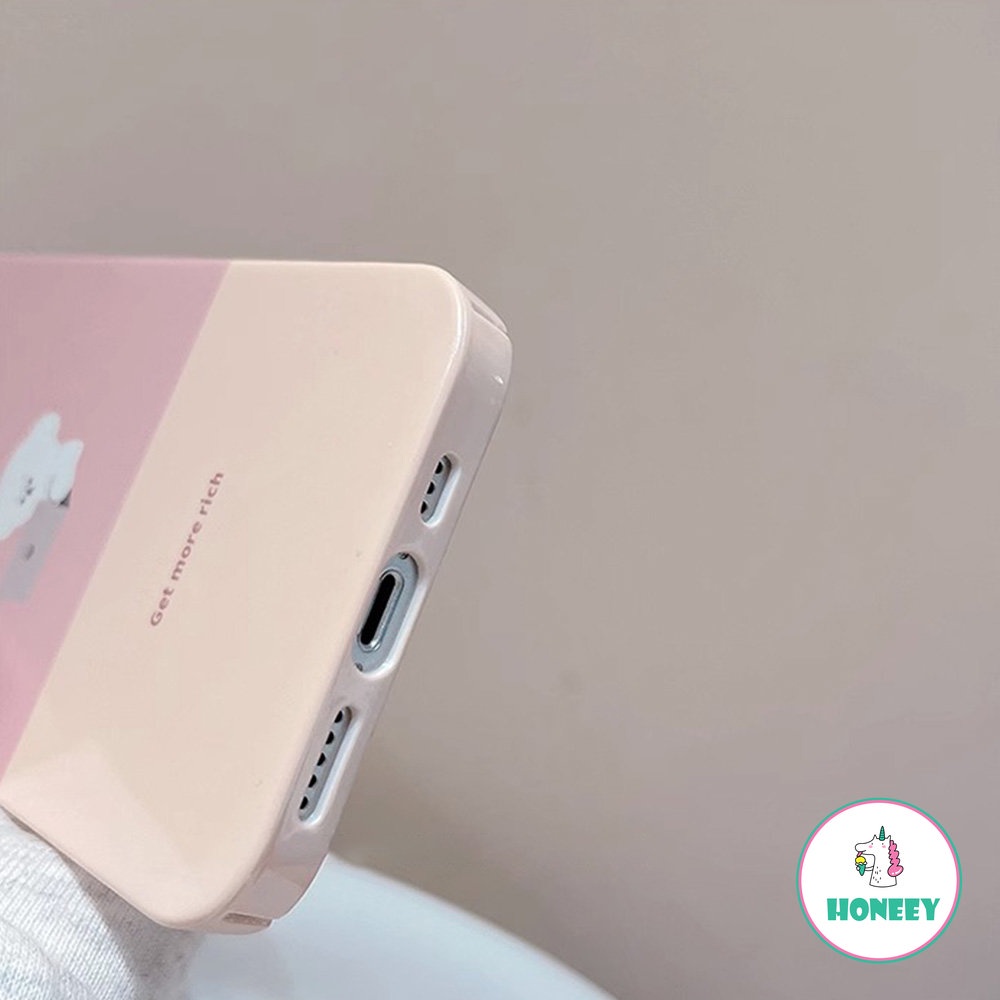 IPHONE Sweet Pink Working Puppy Case Kompatibel Untuk Iphone14 Pro Max13 12 Pro Max Case Iphone11Lembut TPU Shockproof Cover