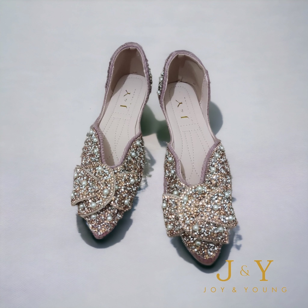 [J&amp;Y] [JOY &amp; YOUNG] [LC] 1223 Sepatu Wanita Flat Blink Baru 2039 ELEGAN CANTIK Pesta Kerja Santai Keren Trend Casual Kualitas Bagus Impor