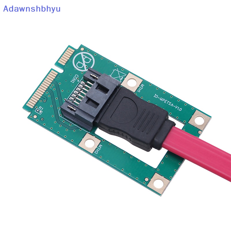 Adhyu Kartu Konverter mSATA Ke SATA Mini SATA to 7-Pin SATA Extension Adapter Antarmuka 90/180derajat Dengan Kabel SATA ID