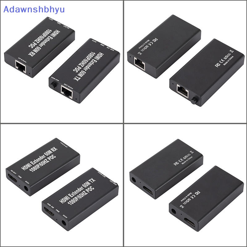 Adhyu HDMI to RJ45 LAN Extender Repeater Single Cat5E/6 Sinyal Jaringan 1080P HD ID