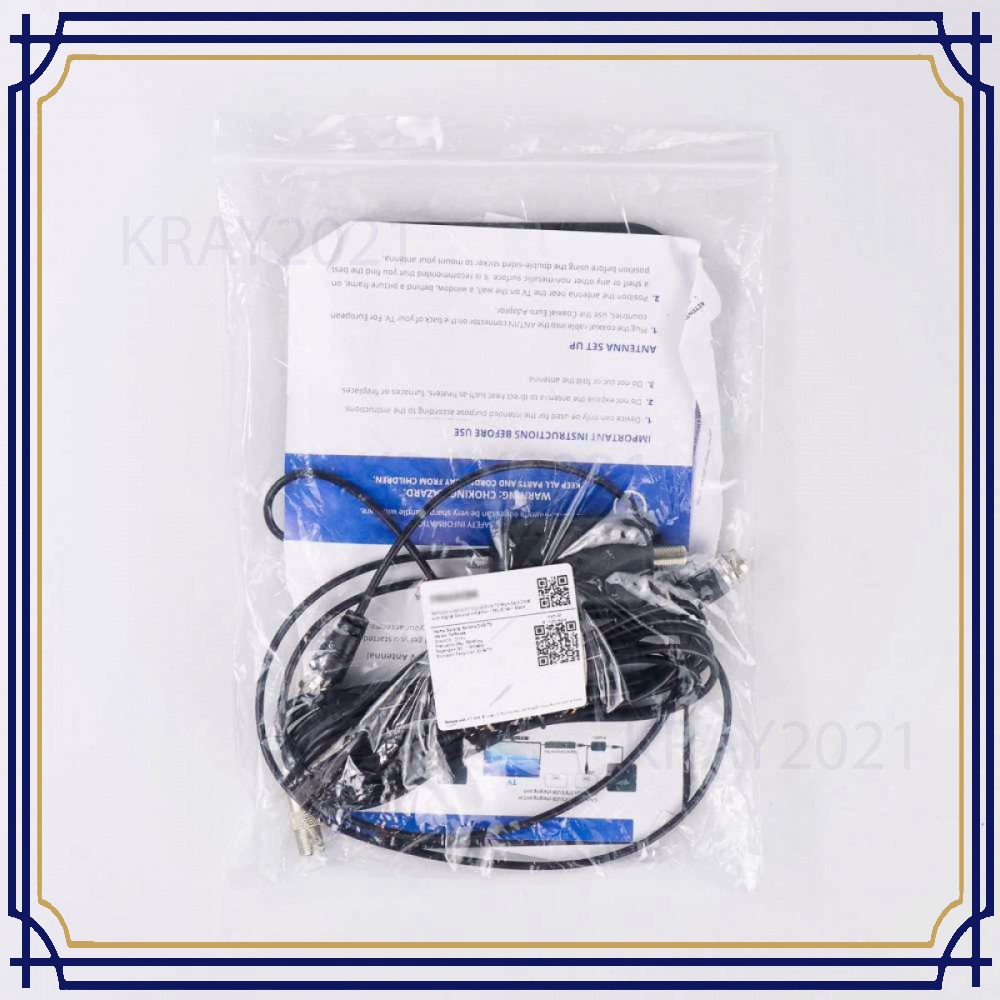 Antena TV Digital DVB-T2 4K 25 dB Spider Pattern + Amplifier TV528