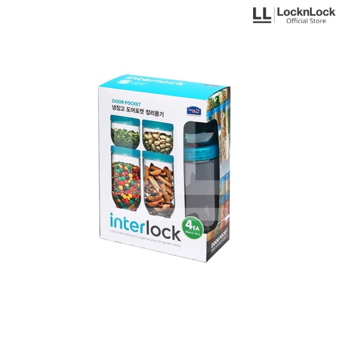 

LocknLock - Toples Interlock Set 4PCS INL301S3