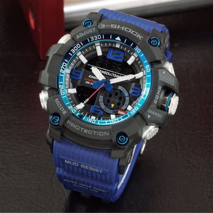 PROMO!!! WBS FREE BATERAI TAHAN AIR JAM TANGAN PRIA CASIO G-SHOCK DUAL-TIME GG-1000 GK001 G-SHOCK IMPORT