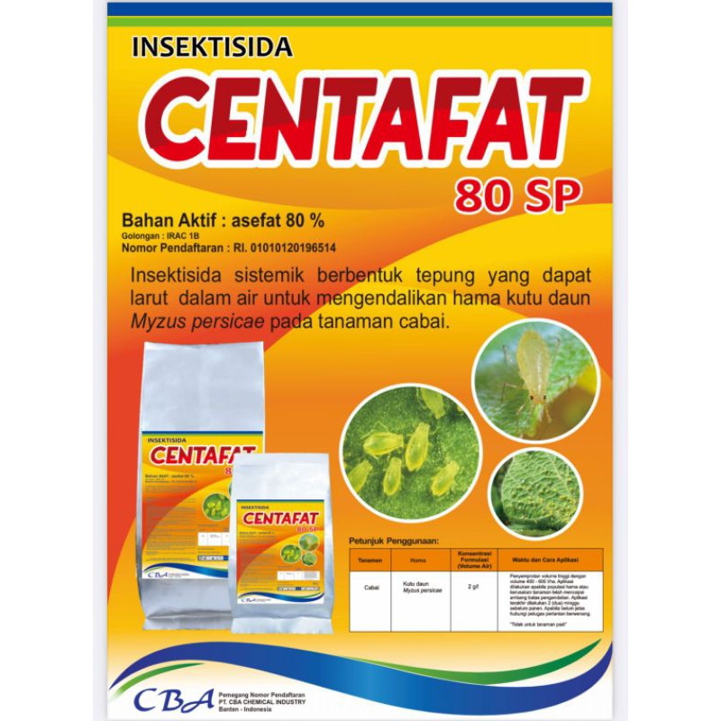 Insektisida Centafat 1kg Asefat 80% Pembasmi Hama Kutu daun dan kutu kebul