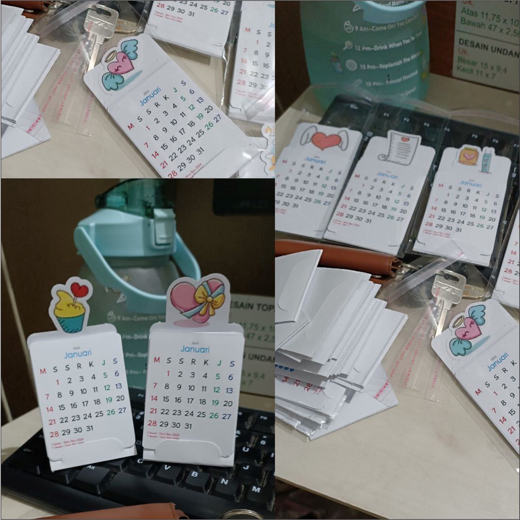 

kalender mini 2024 M 7x9cm ISK