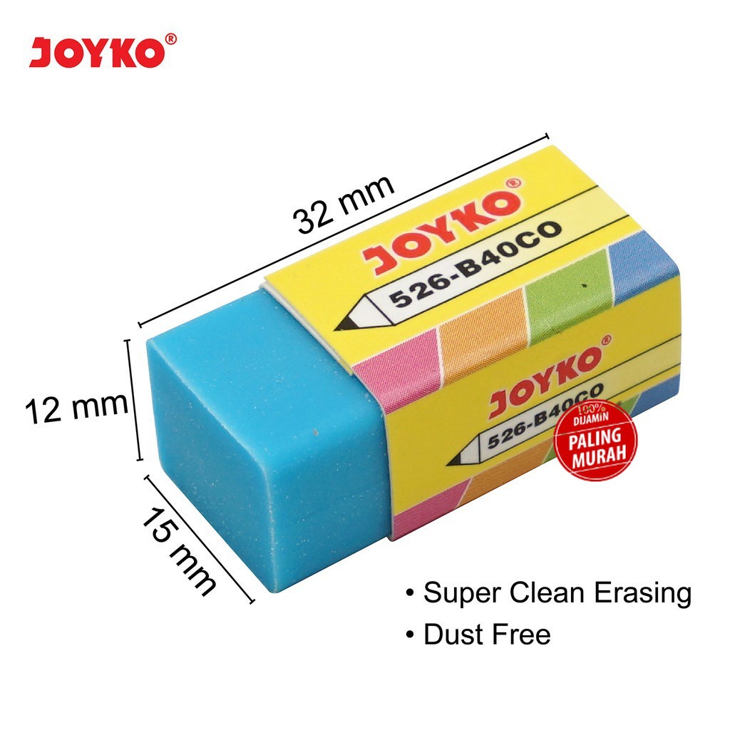 

Penghapus Joyko 526-B40 COlOUR (1 PCS)