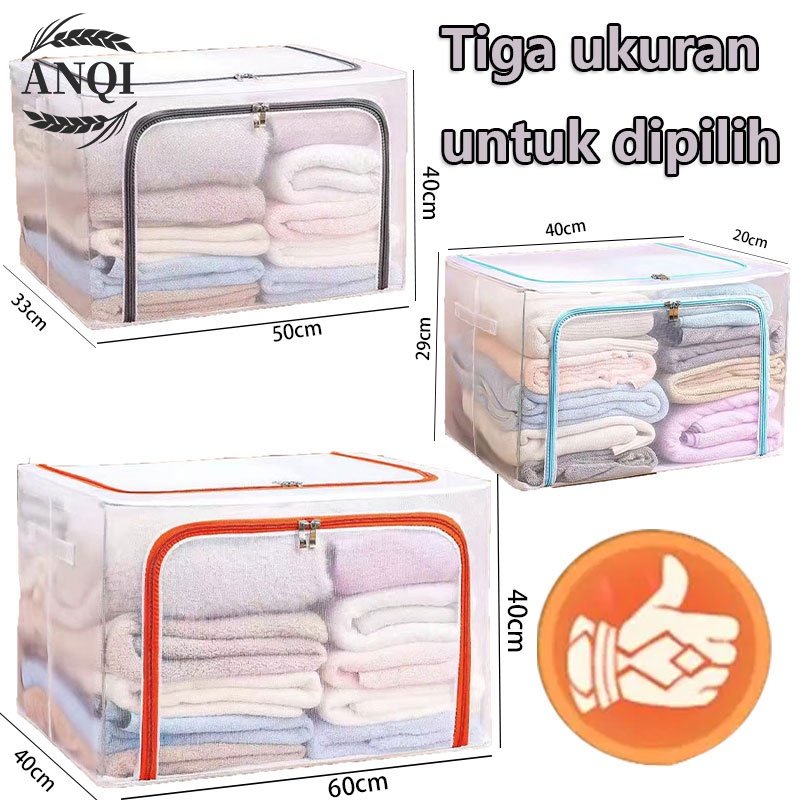 ANQI 1888 Storage Box Transparan / Tempat Penyimpanan Serbaguna VS-140