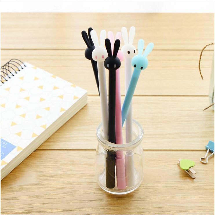 TGM - PP008 Pulpen Pena Bentuk Kepala Kelinci Bolpen Karakter Bunny Lucu Unik Pena Pulpen Kepala Kelinci Lucu