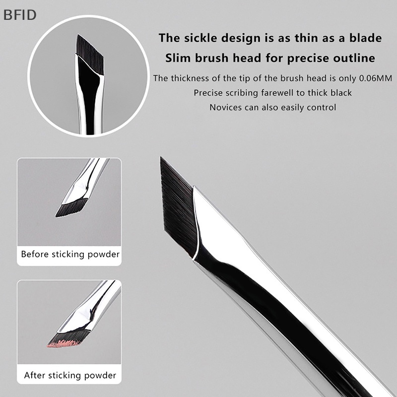 [BFID] Upgrade Blade Eyeliner Brush Sikat Alis Datar Sudut Sangat Tipis Halus Di Bawah [ID]