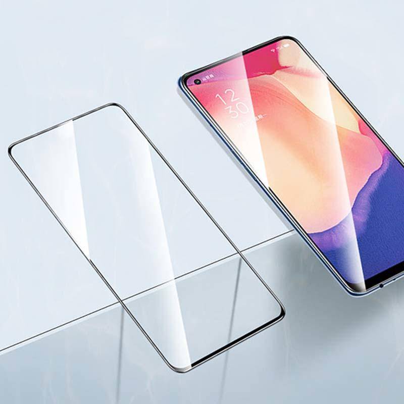 Tempered Glass Warna Hitam Untuk OPPO A1 A83 A11 A12 A15 A16 A17 A17k A1X2018 4G 5G film Pelindung Pelindung Layar Untuk OPPO A3 A5 A31 A33 A35 A36 A76 A5 A52 AX5s A7 A8 A9 ACE2 AX7 2020