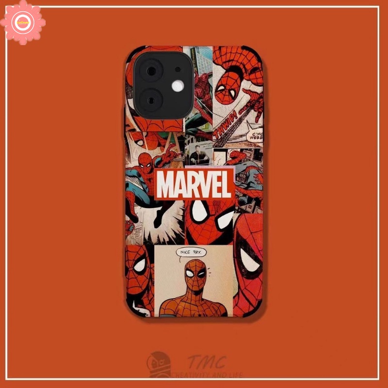 IPHONE Kartun Lucu Graffiti Trendi Merek Supre. me Case Kompatibel Untuk Iphone11 13 14 12 Pro MAX 7Plus XR 78 Plus X XS MAX Shockproof Mewah Tekstur Kulit Soft Cover