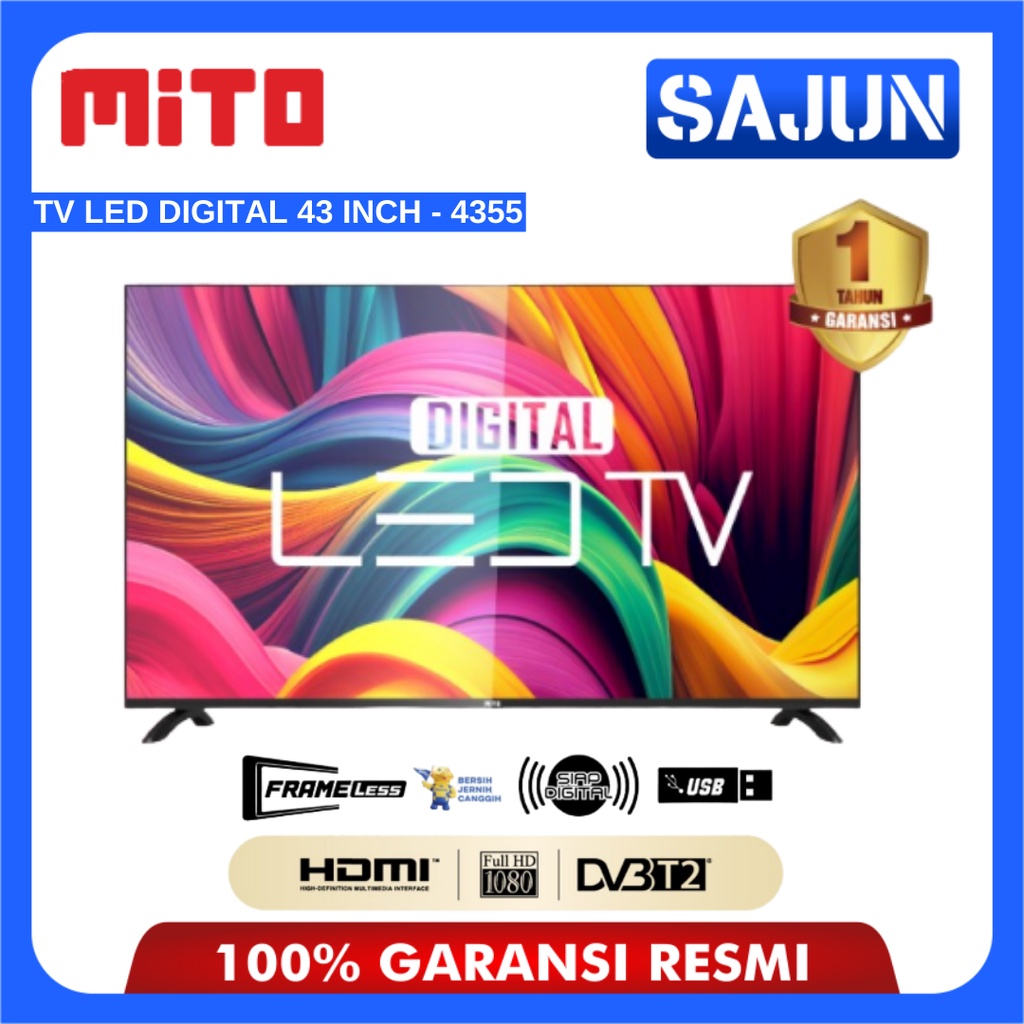 MITO LED TV 43 Inch 4355 Digital TV Full HD