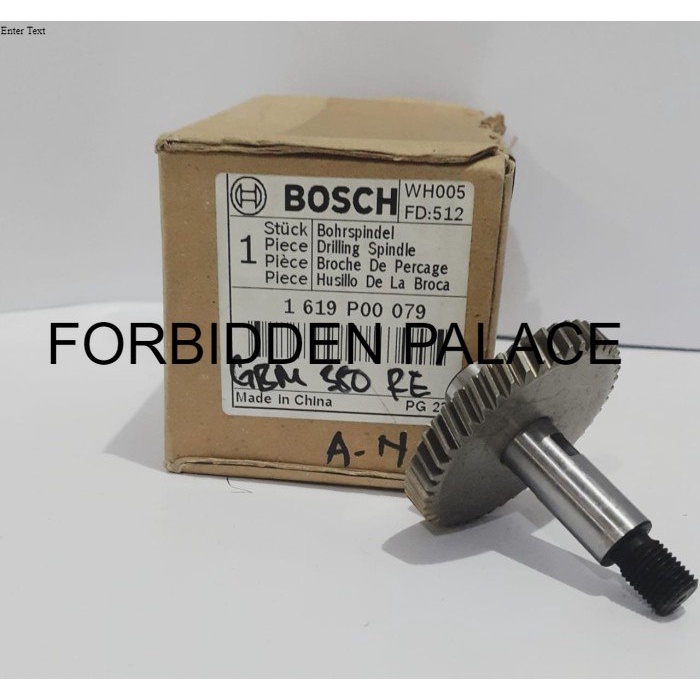 Dijual Drilling Spindle Mesin Bor GBM 350 RE Bosch BGL397