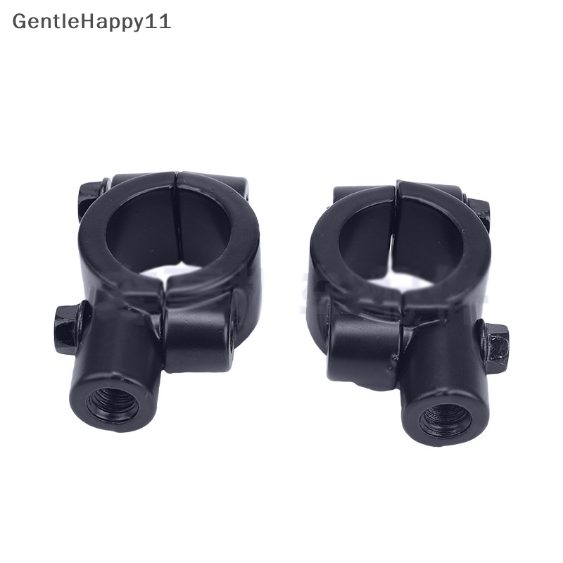 Gentlehappy 2Pcs Stang Klip 10/8/6mm Ulir Adaptor Spion Motor id