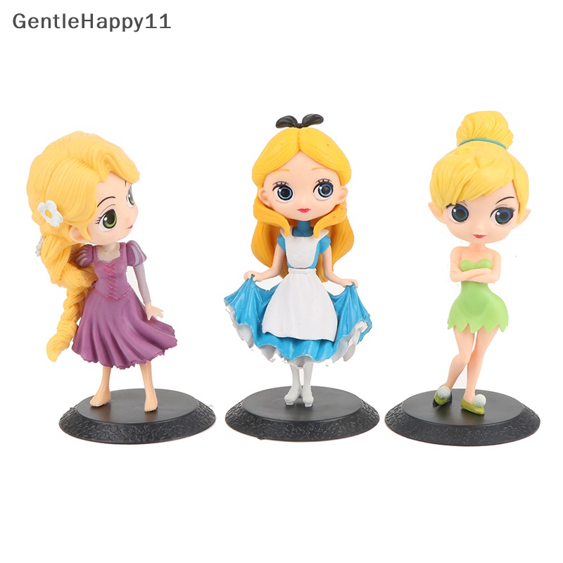 Gentlehappy Disney Q Posket Princess Alice Tinker Bell Figure Model Mainan Figure Kue Model Animasi Boneka Hadiah Dekorasi Rumah Pesta Ulang Tahun Figure Princess Hiasan Kue id