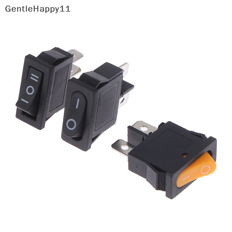 Gentlehappy 5pcs KCD1-110 9.5x21mm Rocker Switch ON/OFF 2pin Instrumen Power Switch id