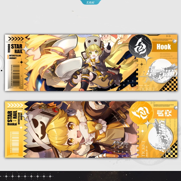 Honkai Star Rail Akrilik Card Bookmark Dan Heng Silver Serigala Seele Anime Alat Tulis Perlengkapan Sekolah Bookmark Untuk Hadiah Buku [ZK]