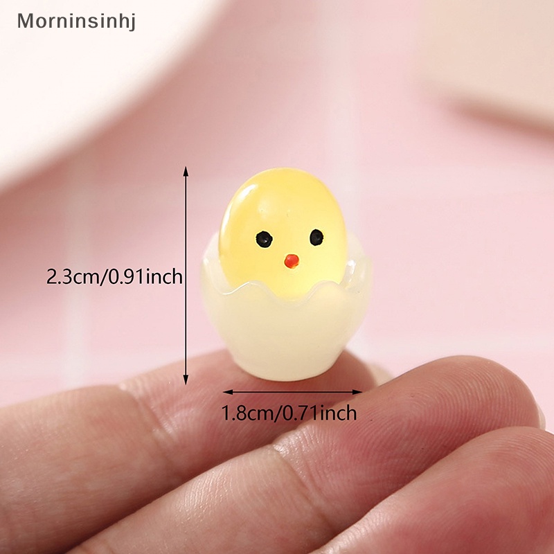 Mornin 2 Pcs Mini Telur Bercahaya Cewek Resin Diy Cream Gel Ponsel Shell Dekorasi Lighg Stick Gantungan Kunci Membuat Aksesoris id