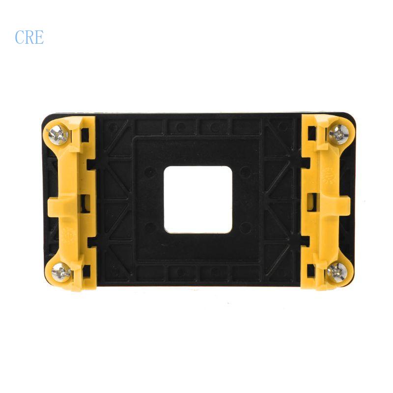 Cre Braket Pendingin CPU Motherboard Plat Belakang Heatsink Kipas Stand Base Mount Bracket Holder Untuk Socket AM2 AM3 Kuning
