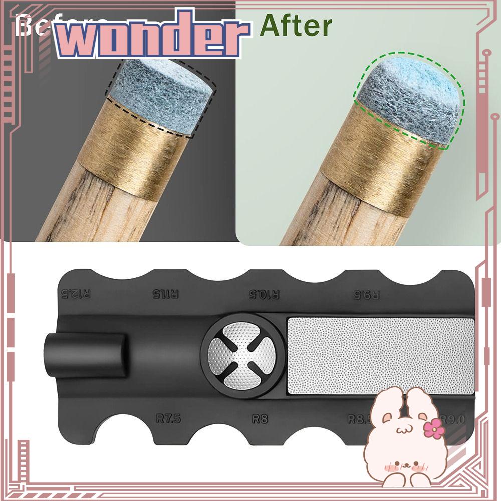 WONDER Wonder Cue Tip Shaper Snooker Olahraga Perbaikan Efektif Dan Cepat Pool Cue Tip Shaper