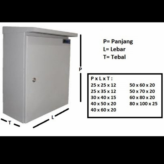 UMG Box Panel Listrik TOPI 50 X 70 X 20 OUTDOOR