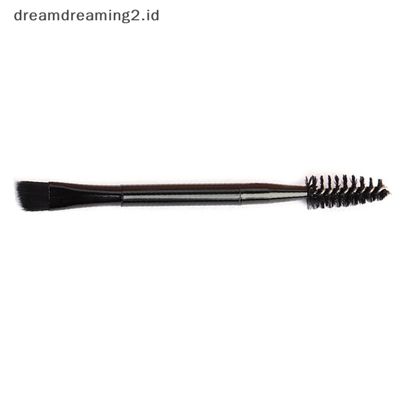 (drea) 10pcs Sikat Alis Kepala Ganda Sisir Bulu Mata Alat Aplikator Eyeliner //