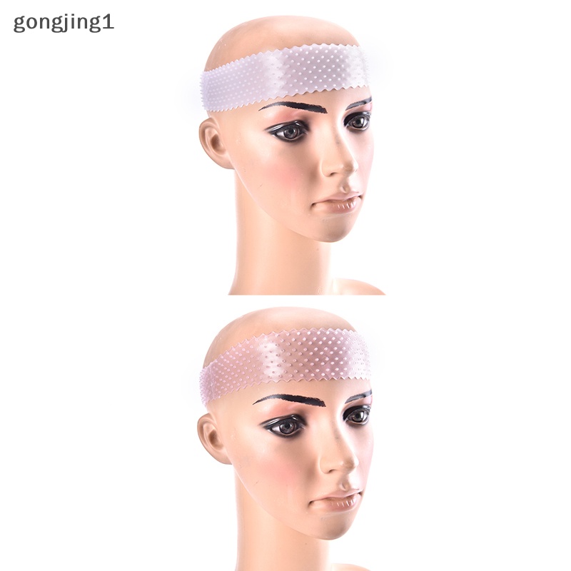 Ggg Non Slip Wig Grip Headband Silikon Transparan Wig Band Wig Aman Wig Gripper ID