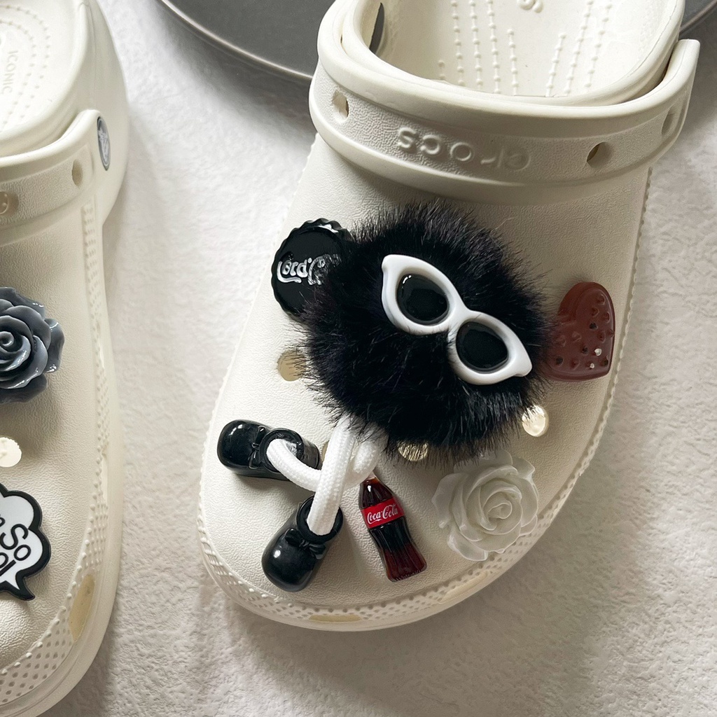 1pcs[cowok Keren]Shoe accessorie ins Shoe Decoration Sticker croc clog jibbitz Gesper Sepatu Untuk crocs charm pin