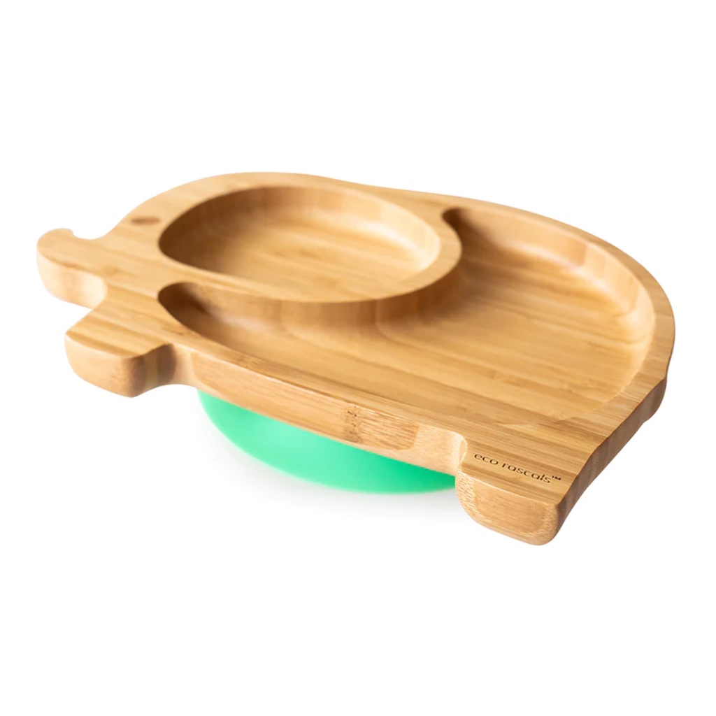 Eco Rascals Bamboo Elephant Suction Plate