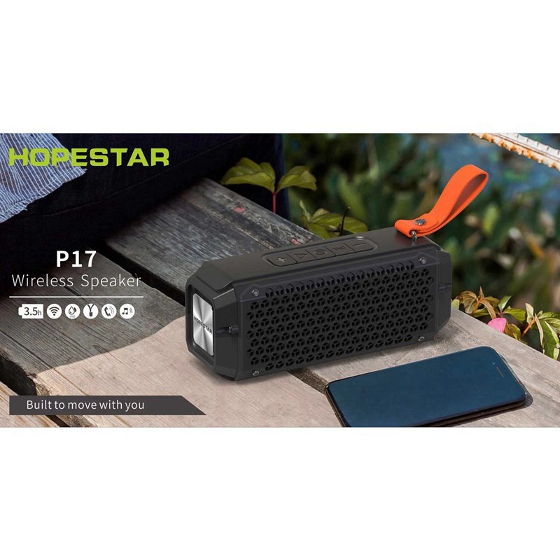 [ COD ] SPEAKER WIRELESS BLUETOOTH PORTABLE HOPESTAR P17
