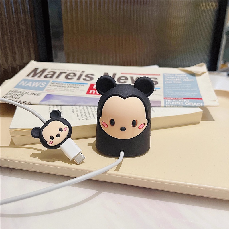 Kartun Stitch Mickey Lucu Bracket Silikon Charger Dock Untuk Apple Watch Stand Kompatibel Untuk Apple IWatch Kartun Charging Base Holder