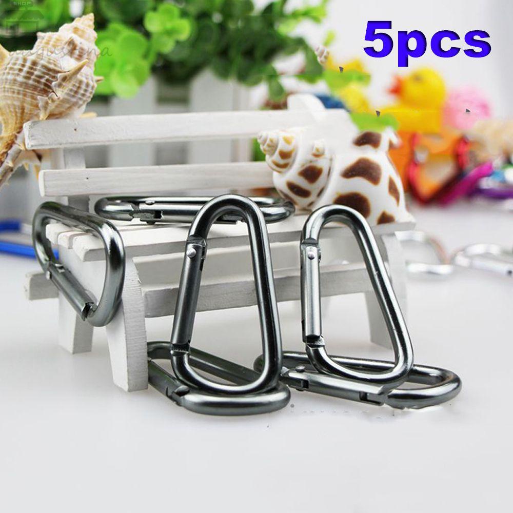 AUGUSTINA Snap Hook Kait D-Type Aluminium Alloy Backpack Keyring Spring Carabiner