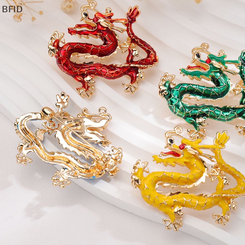 [BFID] Pin Bros Naga Enamel Fashion Untuk Pakaian Wanita Mantel Perhiasan Aksesoris Pesta [ID]