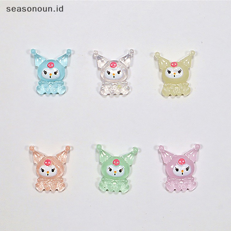 Umakueasonoun 10pcs 3kuntum galihuminous umakuartoon umakunmials galihail galihrt ̽h umakuawaii suketccessories stapelail stapelecoration galihce suketransparent galihanicure suketupplies .