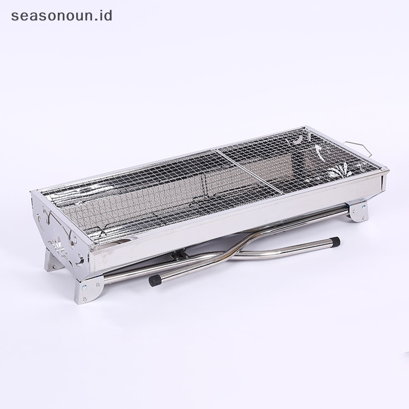 Panggangan barbekyu &lt;ne1&gt;easonoun alat panggang outdoor stainless steel tawana charcoal grill portable panggangan lipat portable arang barbecue .