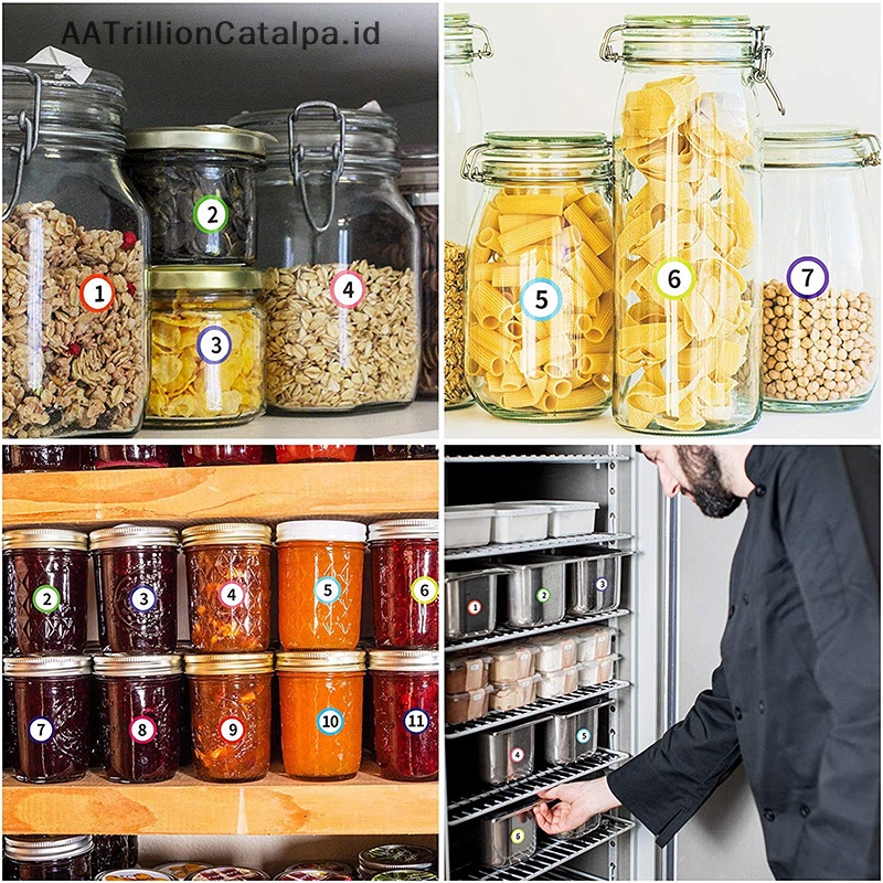 Umakurillion syalatalpa 10lembar/1in stapelelf-adhesive nomer ers kutek ers intiplanner intipum kemenkumham