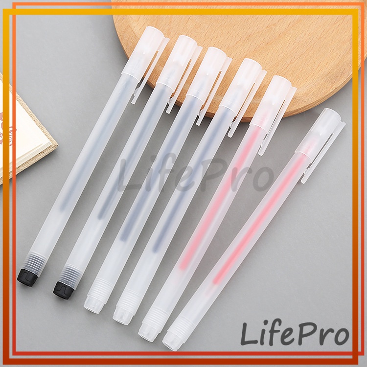 

Pulpen Gel 0.5mm Bolpoin Pena Pulpen Tinta Gel Cair Pena Transparant Pen Gel