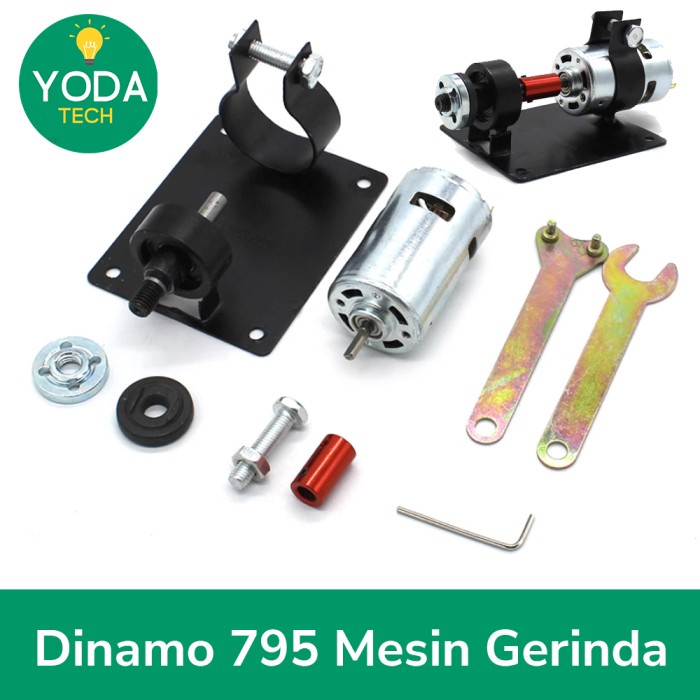 Dinamo 795 Mesin gerinda cutting grinding polishing DIY table saw