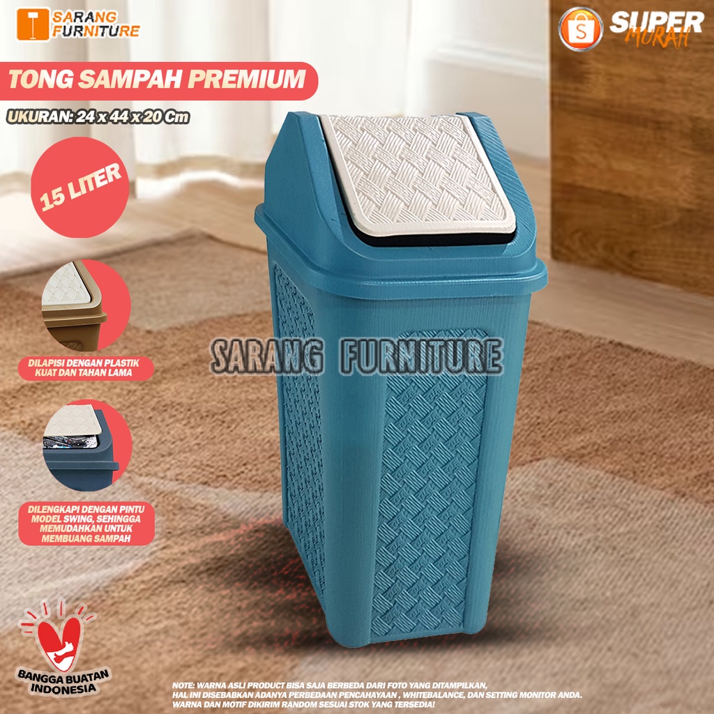 Tempat Sampah Tong Sampah SWING Tempat Sampah CLUB DBR 15L Original Dust Bin 15 Liter