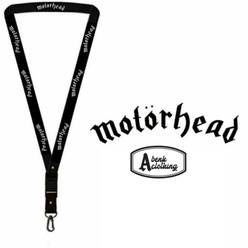 

Tali Lanyard MOTORHEAD BAND METAL GANTUNGAN KUNCI/GANTUNGAN ID CARD/GANTUNGAN POD hitam