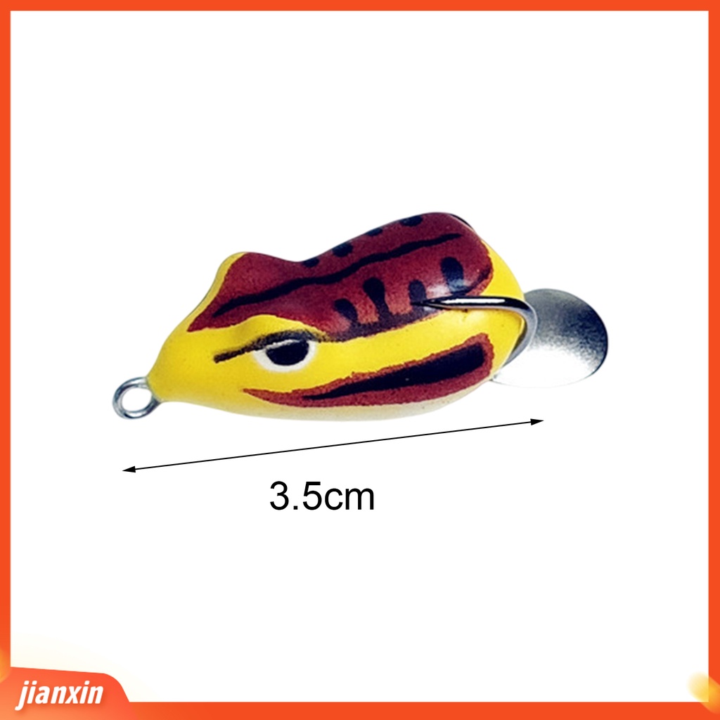(In Stock) 3.5cm /6g Umpan Ikan Umpan Penembus Kuat Fishing Tackle Tajam Mini Thunder Katak Kait Ganda Ikan Lembut Umpan Buatan Untuk Pecinta Memancing