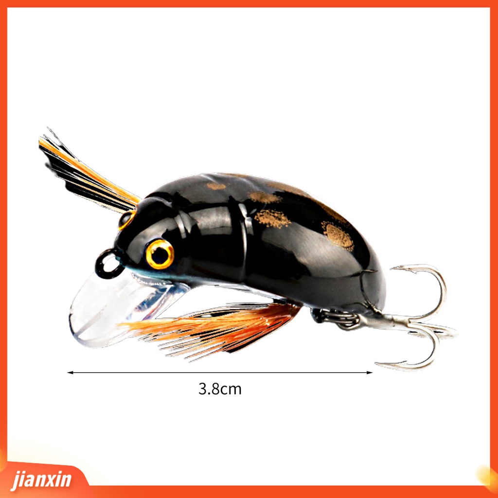 (In Stock) 3.8cm /4.1g Mengambang Umpan Pancing 3D Mata Warna Terang Anti Korosi Ikan Kecil Umpan Memancing Aksesori