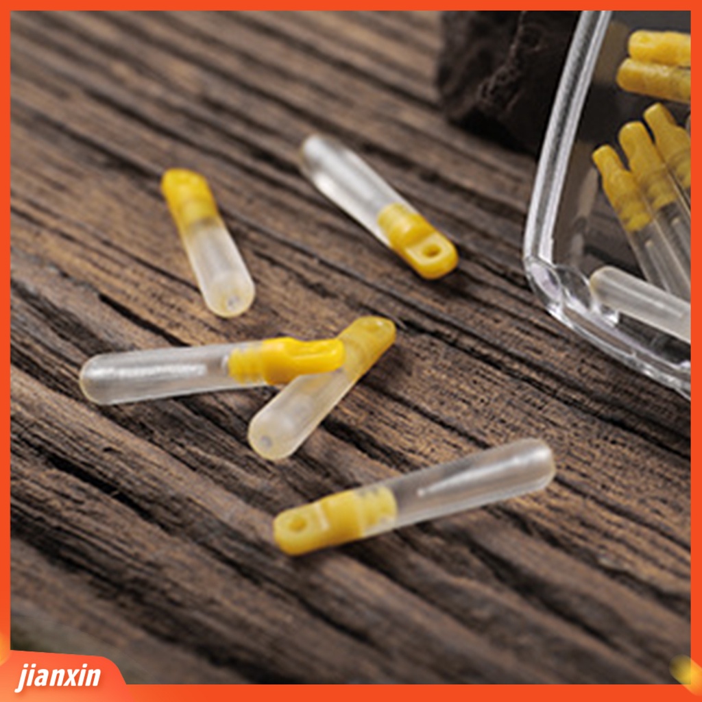 (In Stock) 20Pcs /Box Pelampung Pancing Ultra Ringan Profesional Anti Simpul Silikon Pelampung Pancing Kursi Pelampung Holder Fishing Tackles