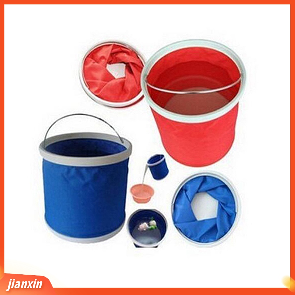 (In Stock) Ember Lipat Portabel Dengan Pegangan Camping Barbekyu Memancing Aksesoris Luar Ruangan