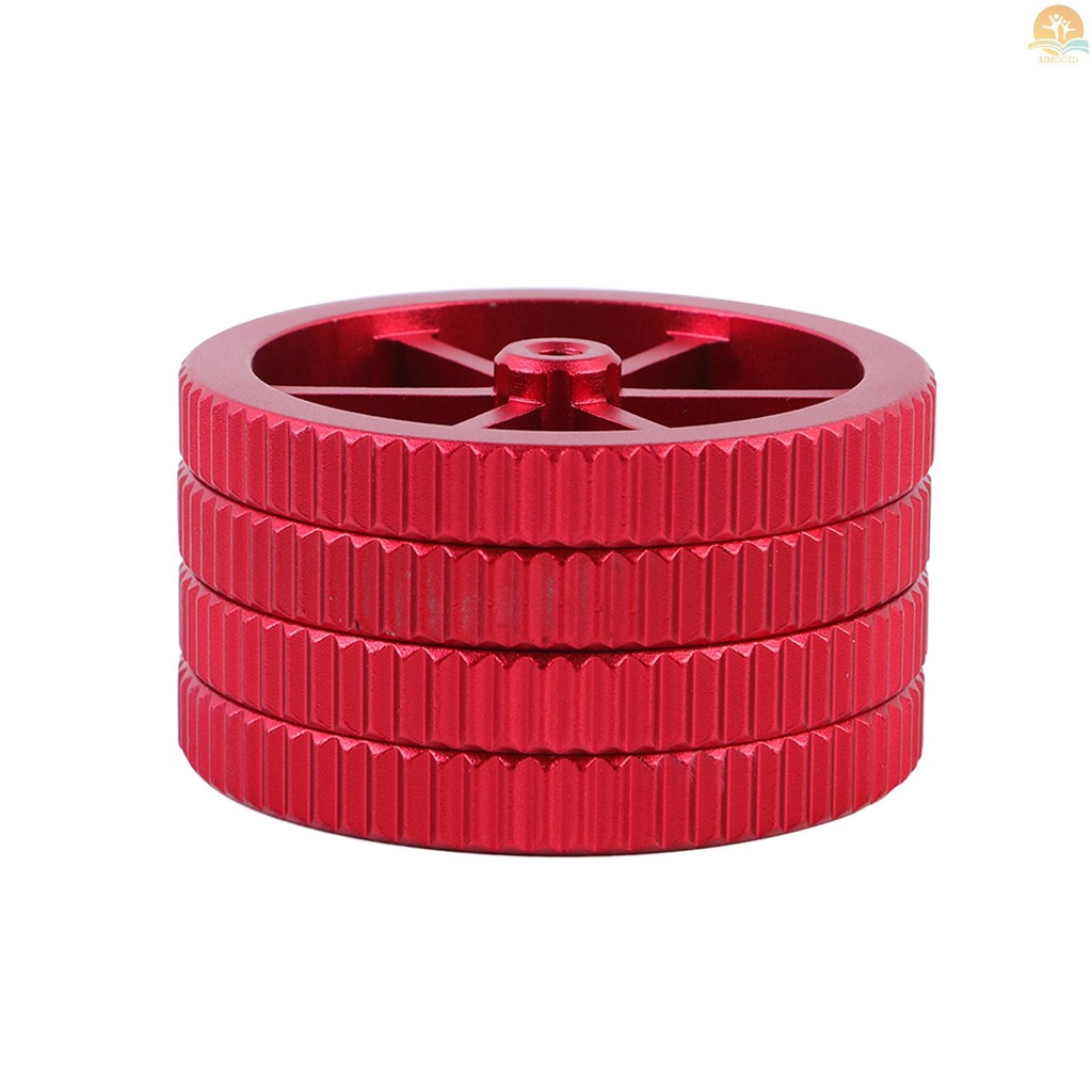 In Stock Creality 3D Manually Leveling Wearing Kit 4pcs Red Leveling Nut &amp; 4pcs Mold Spring Untuk CR Series Dan Ender Series 3D Printer CR-10 V3/CR-10 V2/CR-10 Max/Ender-3 Max/Id