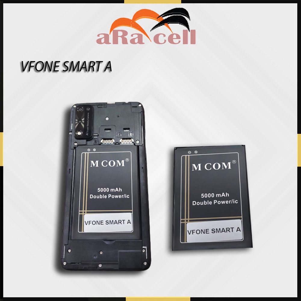 [ ARA CELL ] Baterai Batre Mcom Doublepower VFONE SMART A Kapasitas 5000 Mah